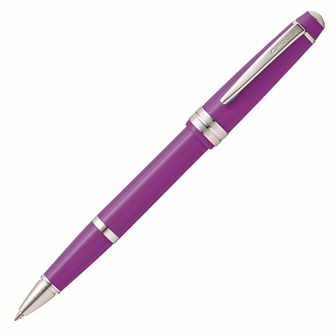 Cross® Cross Bailey Light Rollerball Pen, Purple & Chrome 3 Cross® Cross Bailey Light Rollerball Pen, Purple & Chrome