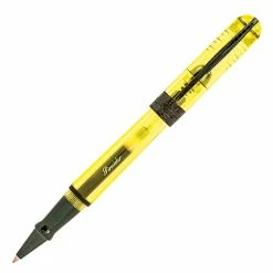 Pineider Avatar UR Demo Black Rollerball Pen, Lemon