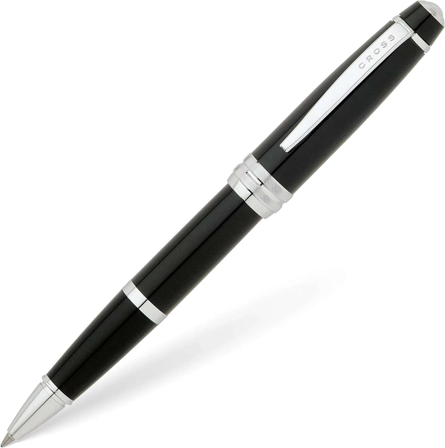 Cross® Cross Bailey Rollerball Pen, Black Lacquer & Chrome 3 Cross® Cross Bailey Rollerball Pen, Black Lacquer & Chrome