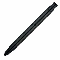 Monteverde Engage One Touch Ink Ball Rollerball Pen, Black Carbon Fiber