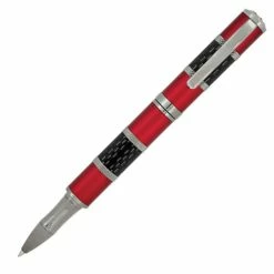 Monteverde Regatta Sport Rollerball Pen, Red & Carbon Fiber