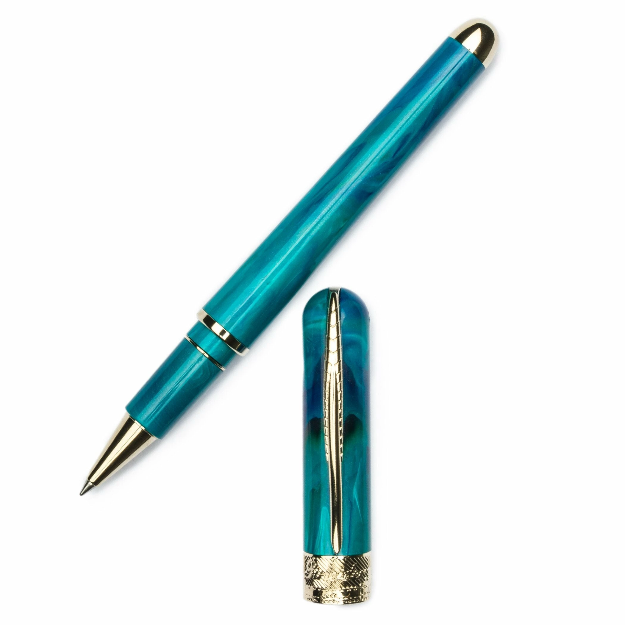 Pineider Avatar UR Deluxe Rollerball Pen, Abalone Green 3 Pineider Avatar UR Deluxe Rollerball Pen, Abalone Green