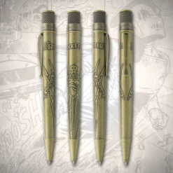 Retro 51 Okkto Rocketeer Tornado Rollerball Pen, Rocketeer Brass -Pen Shop 13677fcc 8f12 5e32 845f 46f8106d6e57