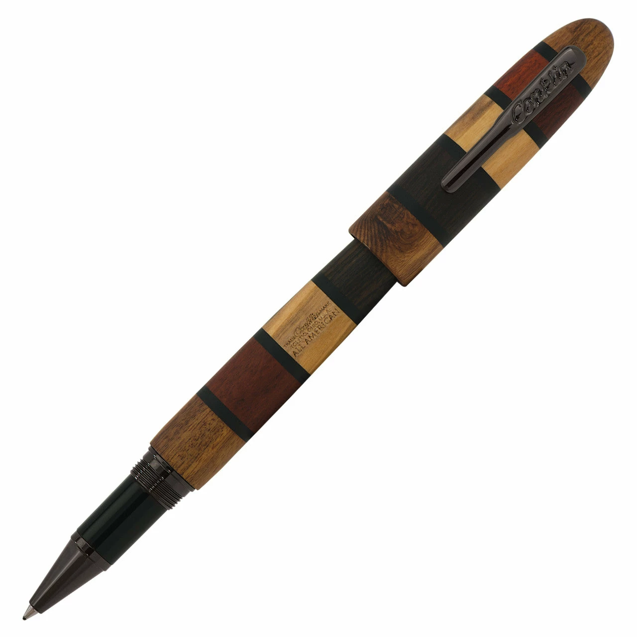 Conklin All American Limited Edition Rollerball Pen, Quad Wood 3 Conklin All American Limited Edition Rollerball Pen, Quad Wood