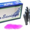 Pen Savings 24 Standard International Short Fountain Pen Ink Cartridges, Rose Pink