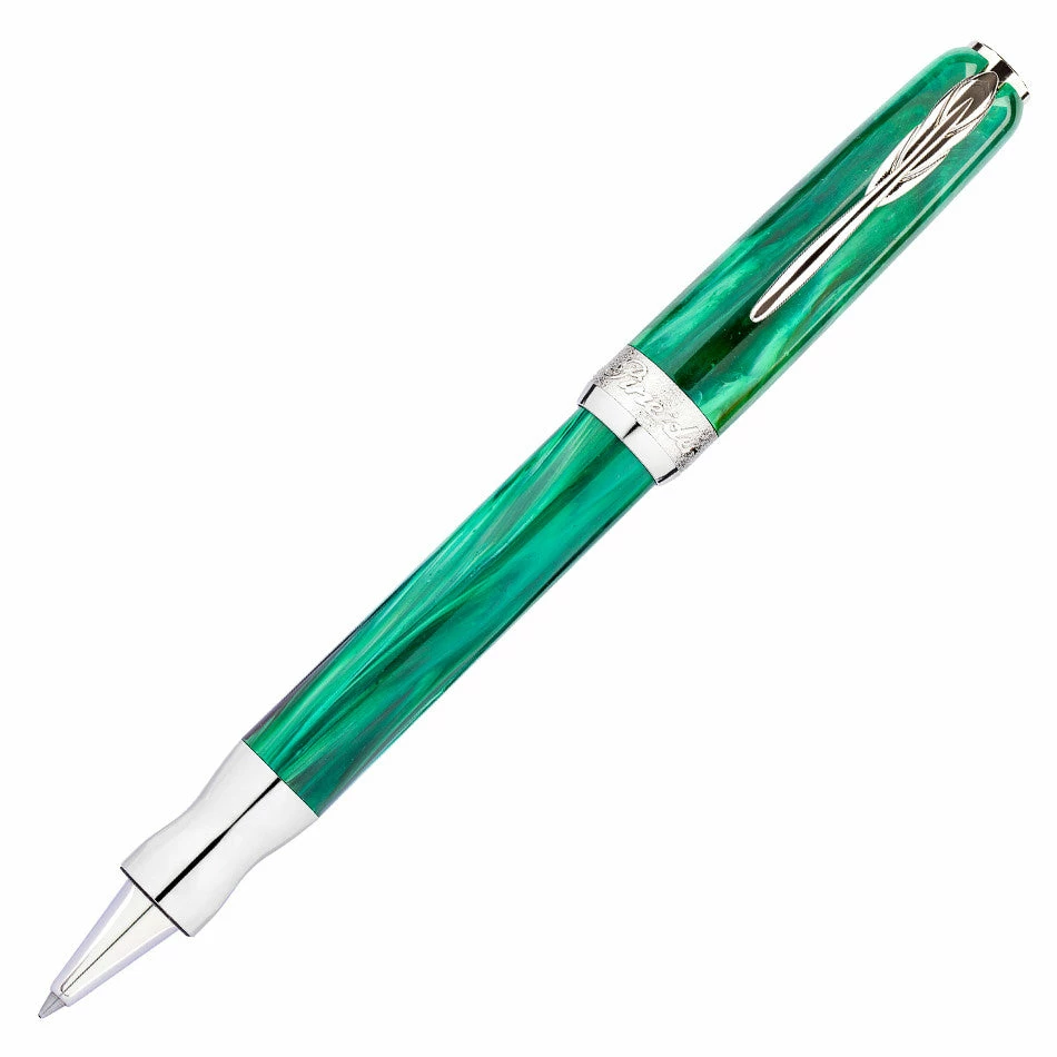 Pineider La Grande Bellezza Gemstone Rollerball Pen, Malachite Green 3 Pineider La Grande Bellezza Gemstone Rollerball Pen, Malachite Green