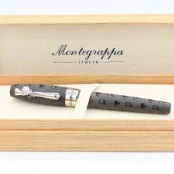 Montegrappa Fortuna Ruble Rollerball Pen, Black & Gold, Swarovski Crystals 7 Montegrappa Fortuna Ruble Rollerball Pen, Black & Gold, Swarovski Crystals -Pen Shop 611Zw723RwL
