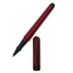 Pineider Avatar UR Matte Rollerball Pen, Black Cherry