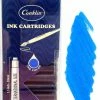 Conklin Fountain Pen Ink Cartridges, 12 Pack, Blue