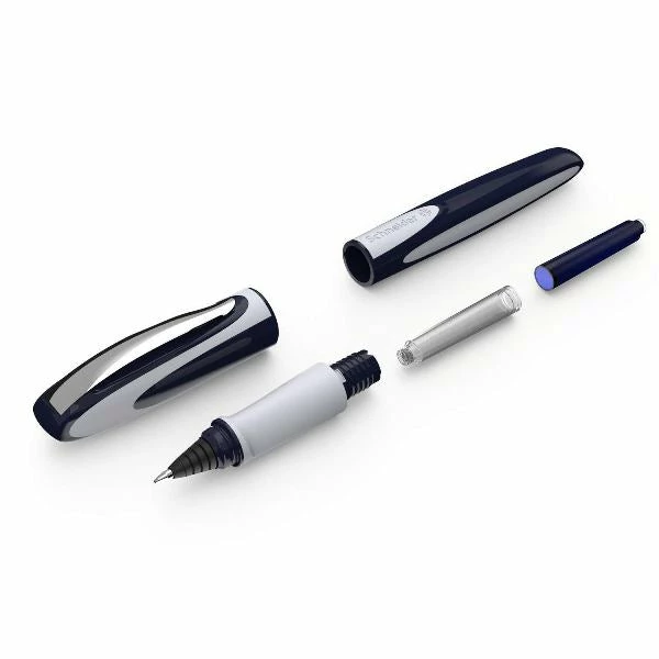 Schneider® Schneider Ray Cartridge Filled Rollerball Pen, Dark Blue & Light Grey 6 Schneider® Schneider Ray Cartridge Filled Rollerball Pen, Dark Blue & Light Grey - Image 4