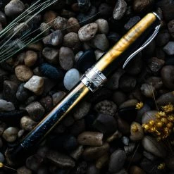 Pineider Arco Blue Bee Limited Edition Rollerball Pen