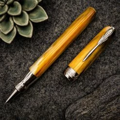 Pineider La Grande Bellezza Gemstone Rollerball Pen, Tigers Yellow 7 Pineider La Grande Bellezza Gemstone Rollerball Pen, Tigers Yellow -Pen Shop APC 1329 scaled