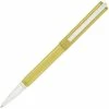 Monteverde Squared Cube Brass Rollerball Pen -Pen Shop Cube Brass rb FS Cap 21107.1562974622