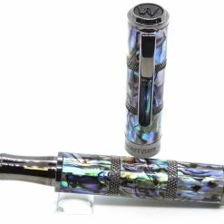 Monteverde Regatta Abalone Shell Limited Edition Rollerball Pen, Gunmetal
