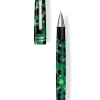 Tibaldi N60 Emerald Green Resin Rollerball Pen, Palladium Trim -Pen Shop N60 489 RB