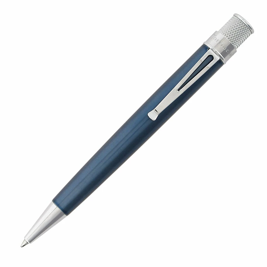 Retro 51 Tornado Classic Rollerball Pen, Ice Blue Lacquer 3 Retro 51 Tornado Classic Rollerball Pen, Ice Blue Lacquer