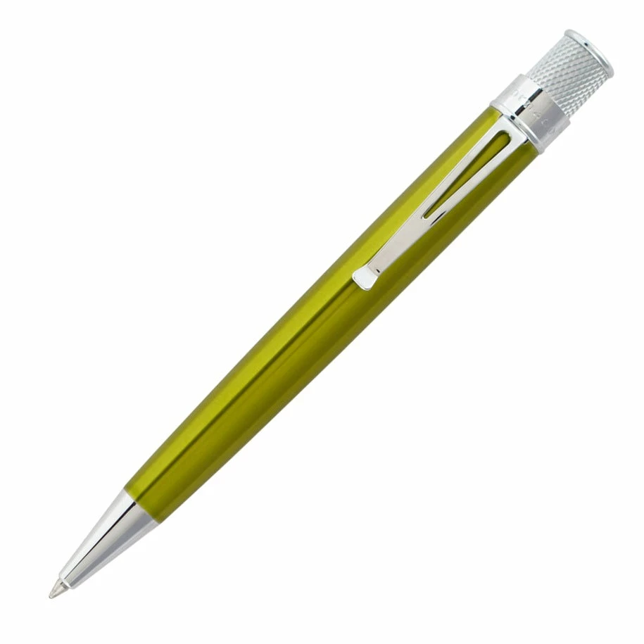 Retro 51 Tornado Classic Rollerball Pen, Kiwi Lacquer 3 Retro 51 Tornado Classic Rollerball Pen, Kiwi Lacquer