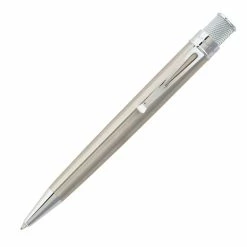 Retro 51 Tornado Classic Rollerball Pen, Stainless Steel Lacquer