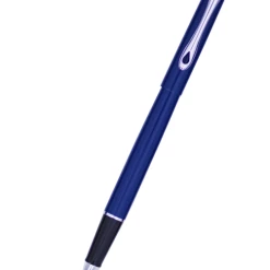Diplomat Traveller Rollerball Pen, Navy Blue & Chrome