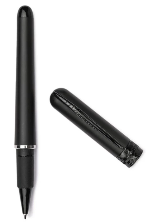 Pineider Avatar Rollerball Pen, Matte Black W/ Black Trim 3 Pineider Avatar Rollerball Pen, Matte Black W/ Black Trim