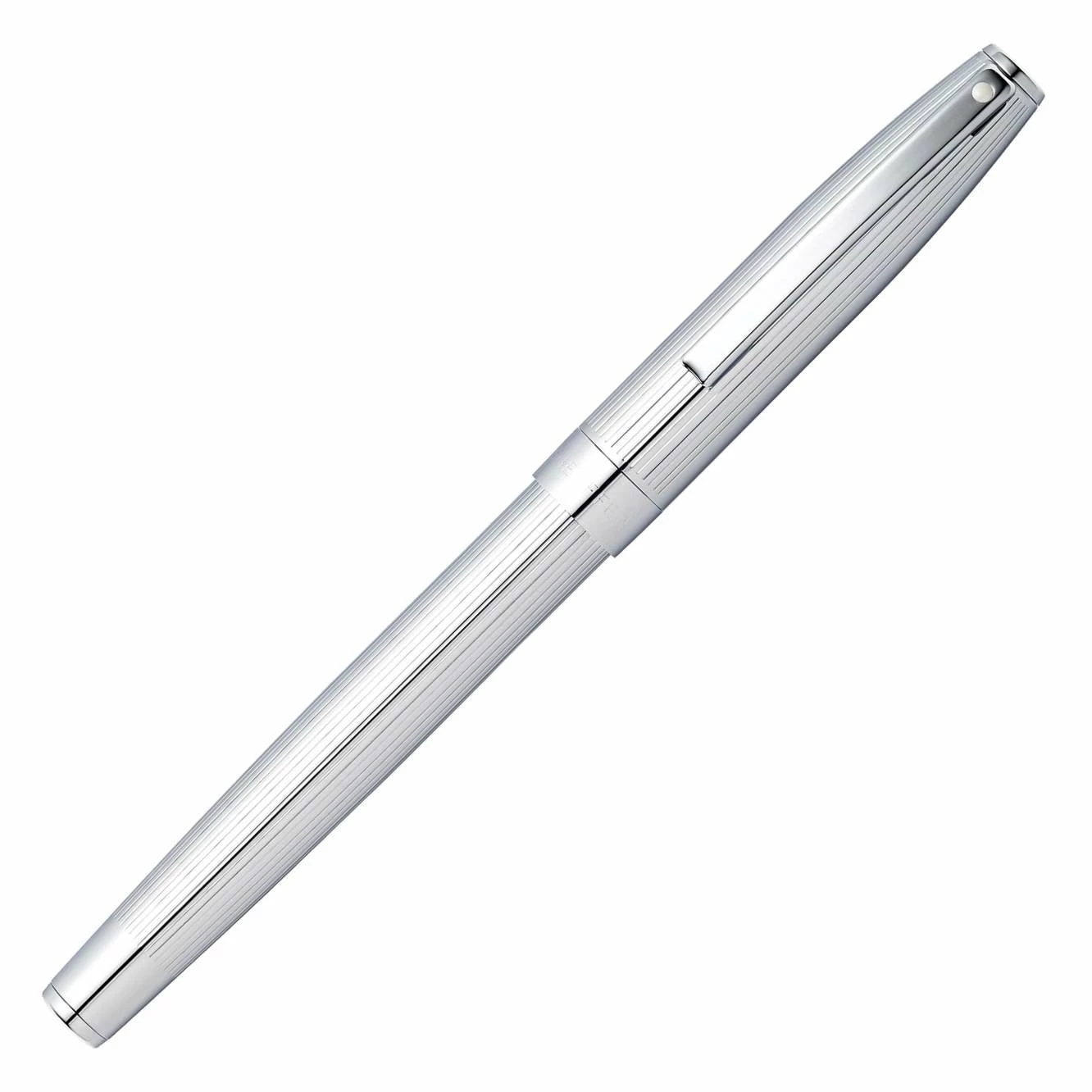 Sheaffer Sagaris Rollerball Pen, Fluted Chrome 4 Sheaffer Sagaris Rollerball Pen, Fluted Chrome - Image 2
