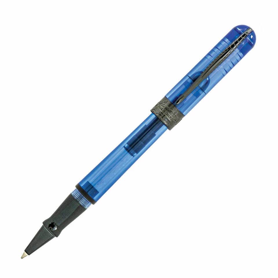 Pineider Avatar UR Demo Black Rollerball Pen, Ice Blue 3 Pineider Avatar UR Demo Black Rollerball Pen, Ice Blue