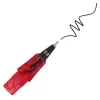 Yookers Gaia Fiber Tip Replacement Tip, Red/Black Marble Resin -Pen Shop gaiaredblack