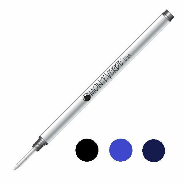 Monteverde Rollerball Pen Refills Compatible With Montblanc Pens, M22, M23 3 Monteverde Rollerball Pen Refills Compatible With Montblanc Pens, M22, M23