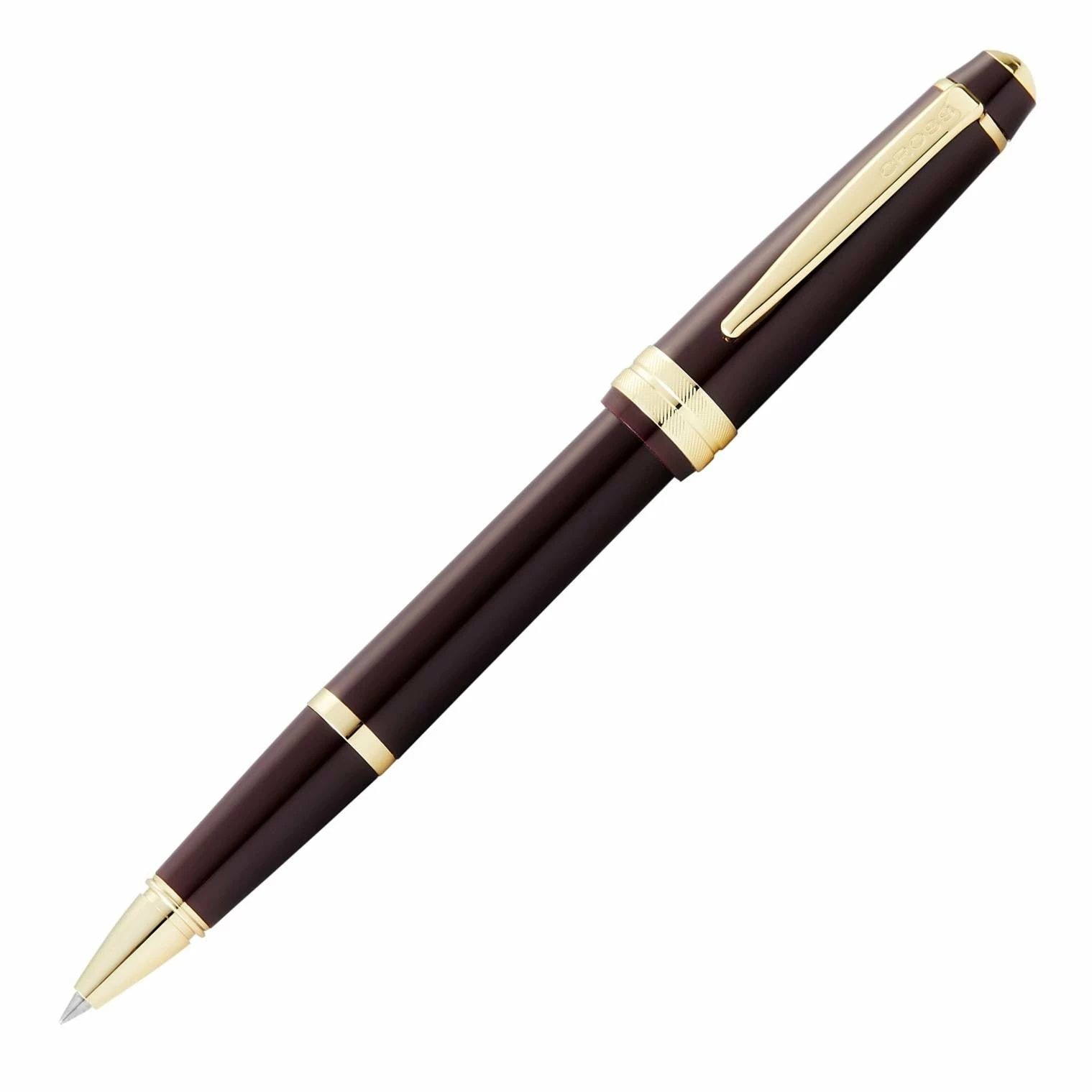 Cross® Cross Bailey Light Rollerball Pen, Polished Burgundy & Gold 3 Cross® Cross Bailey Light Rollerball Pen, Polished Burgundy & Gold