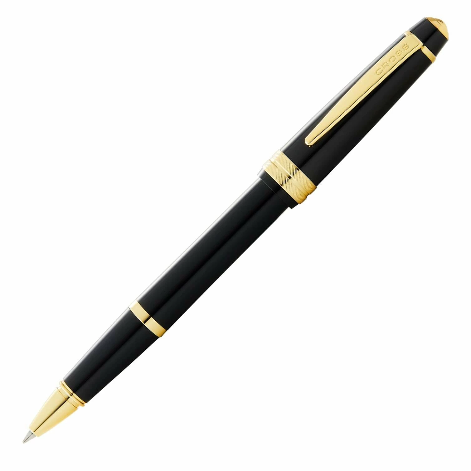 Cross® Cross Bailey Light Rollerball Pen, Polished Black & Gold 3 Cross® Cross Bailey Light Rollerball Pen, Polished Black & Gold